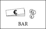 Bezahlarten / Bar